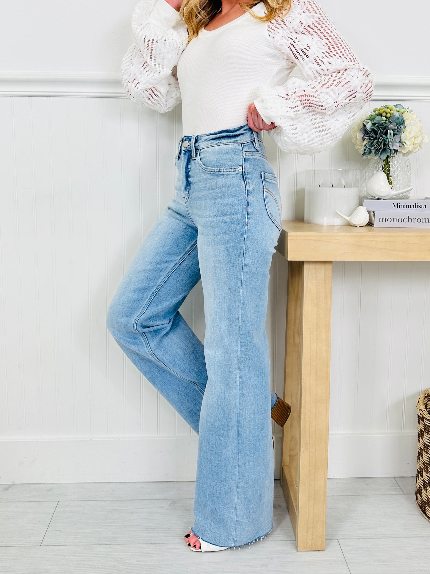 The Next Chapter Tummy Control Wide Leg Jeans