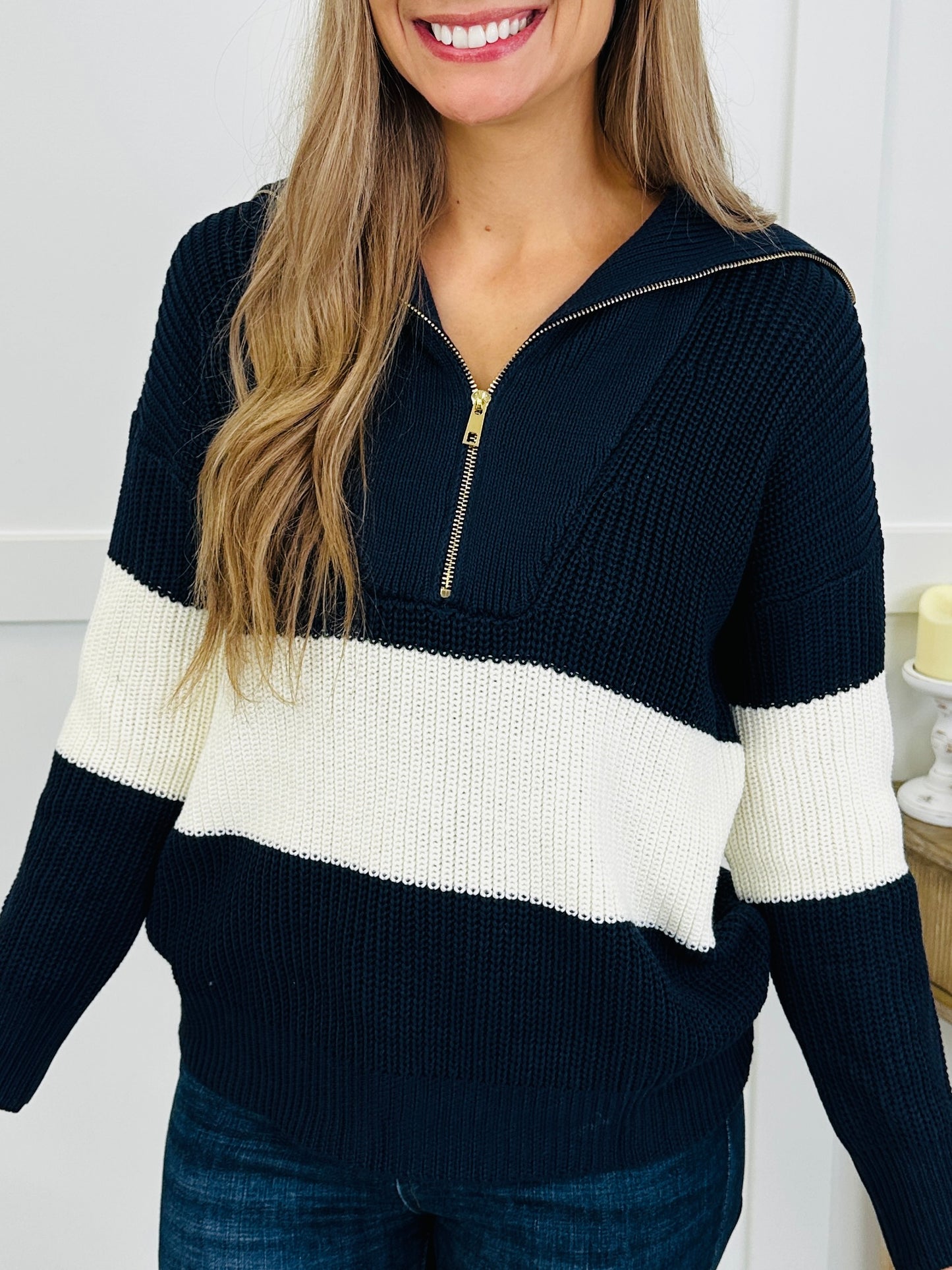Sailing Away Knit Pullover