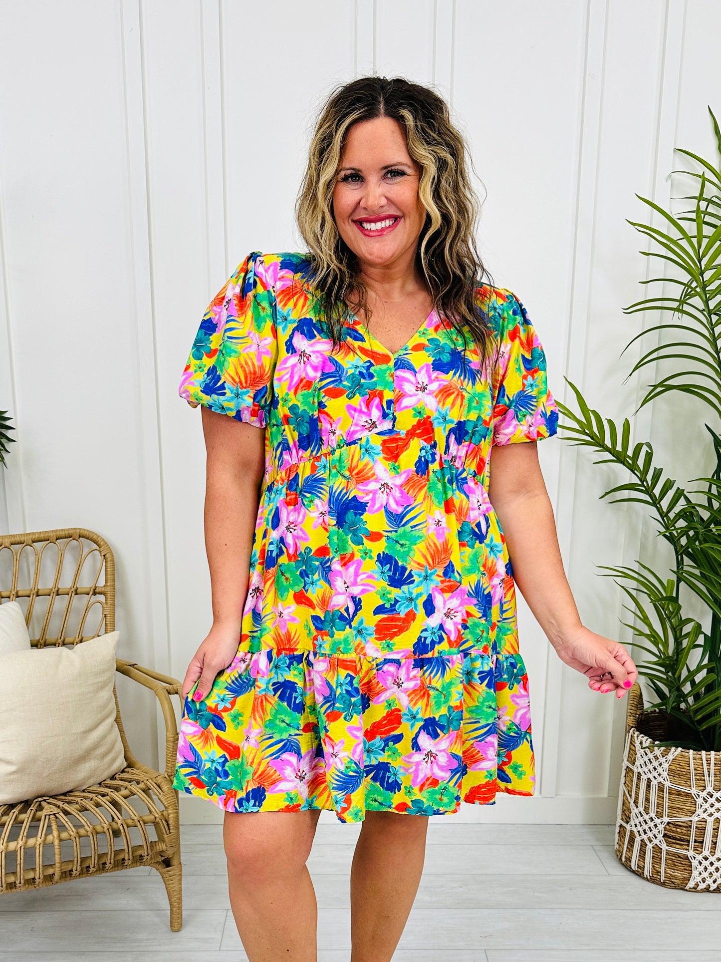 Tropical Twirl Dress