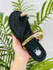 Sunset Society Sandals In Black