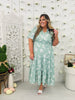 Sunday in Petals Dress In Sage