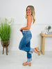 Show Up In Style Tummy Control Cropped Straight Jeans