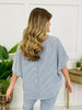 The Coastal Panel Top In Denim