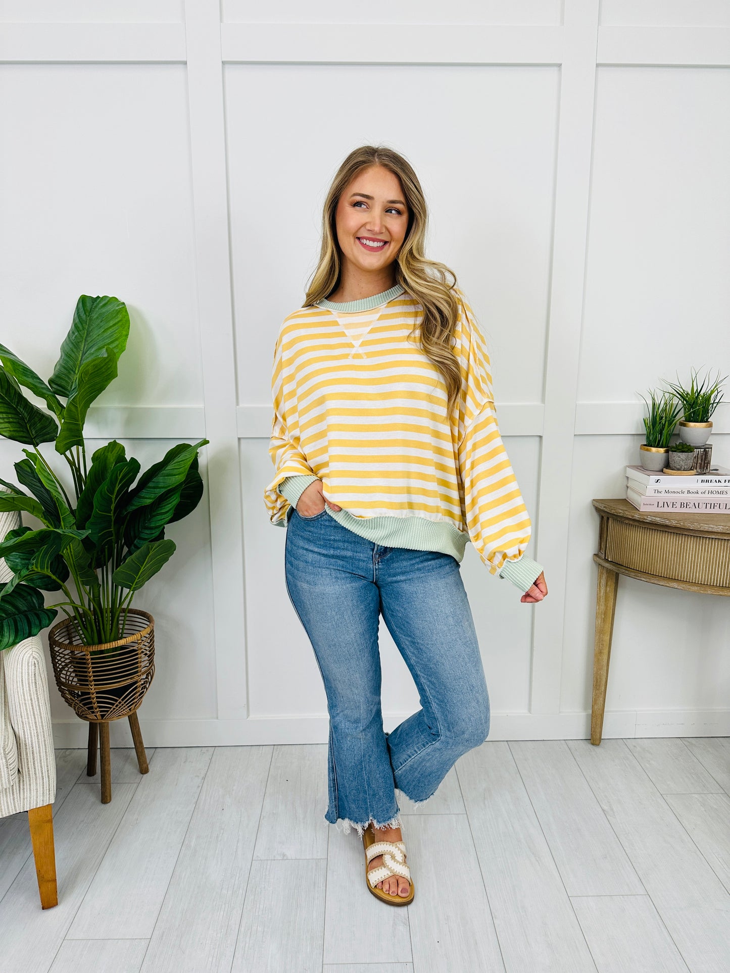 Simple Scene Top In Yellow