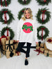 Merry Mood Mock Neck Graphic Sweatshirt