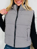 Gingham & Go Puffer Vest