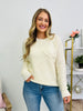 Ribboned Right Sweater in Ivory