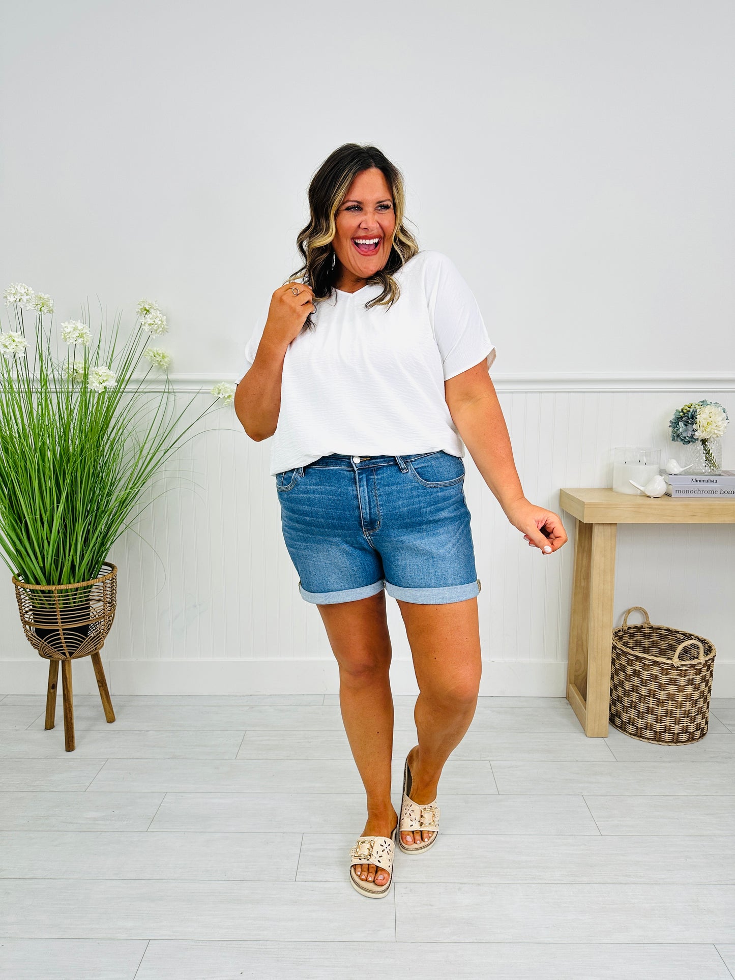 Judy Blue Summer Fling Shorts