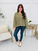 Fireside Cabernet Pullover Sweater In Moss Khaki