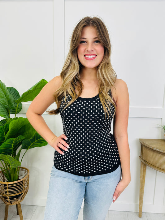 Calm In The Chaos Top In Black