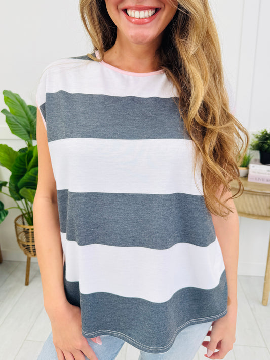 The Effortless Stripe In Black