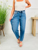 Judy Blue Fresh Curve Barrel Jeans