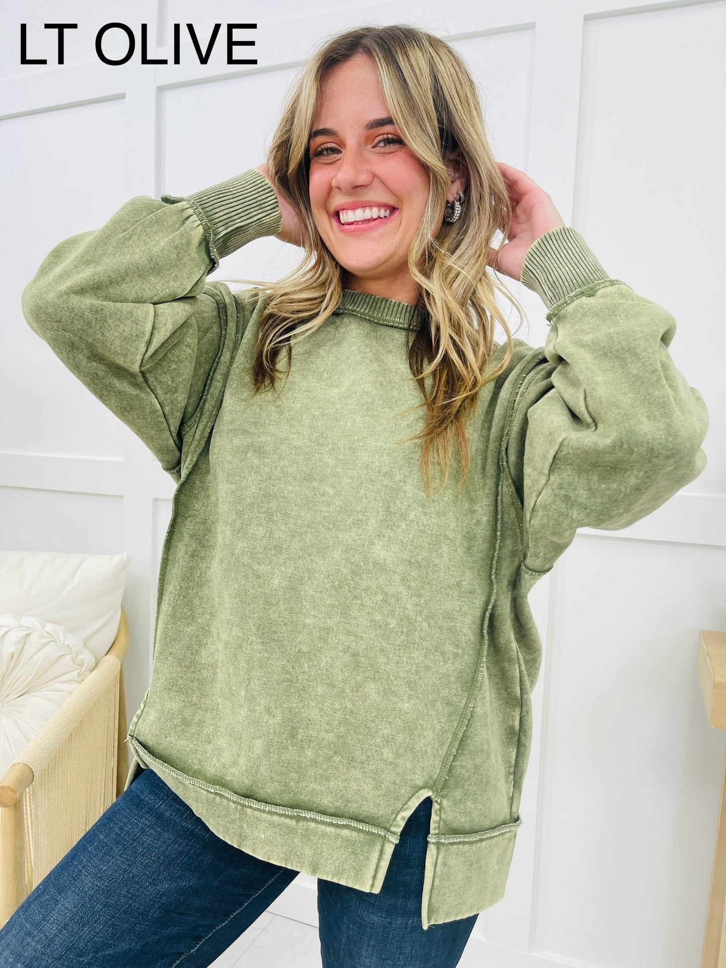 DOORBUSTER! Feeling Like My Best Self Sweatshirt- Multiple Colors!