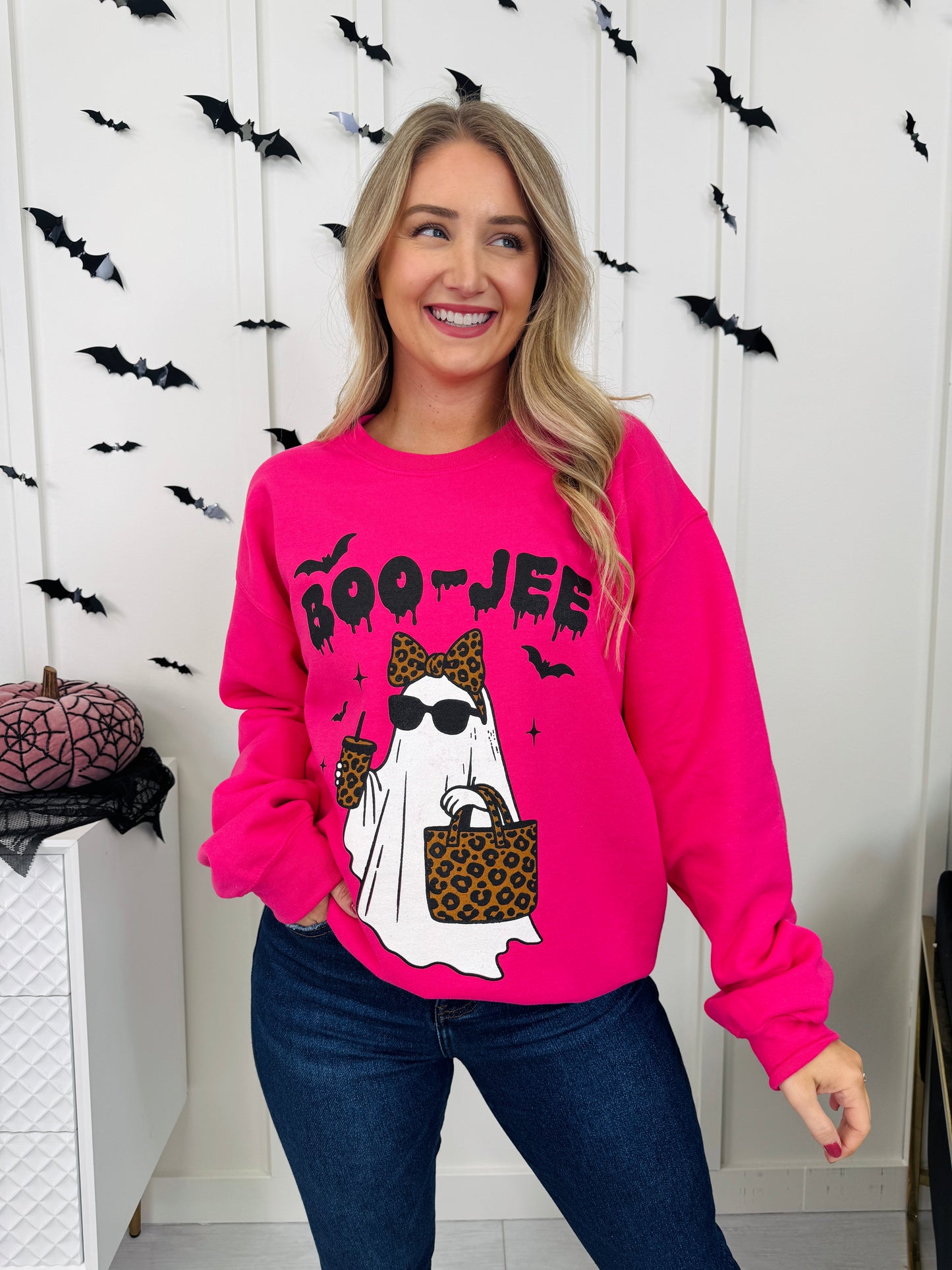 Boo-Jee Graphic Crewneck Sweatshirt - Multiple Colors!