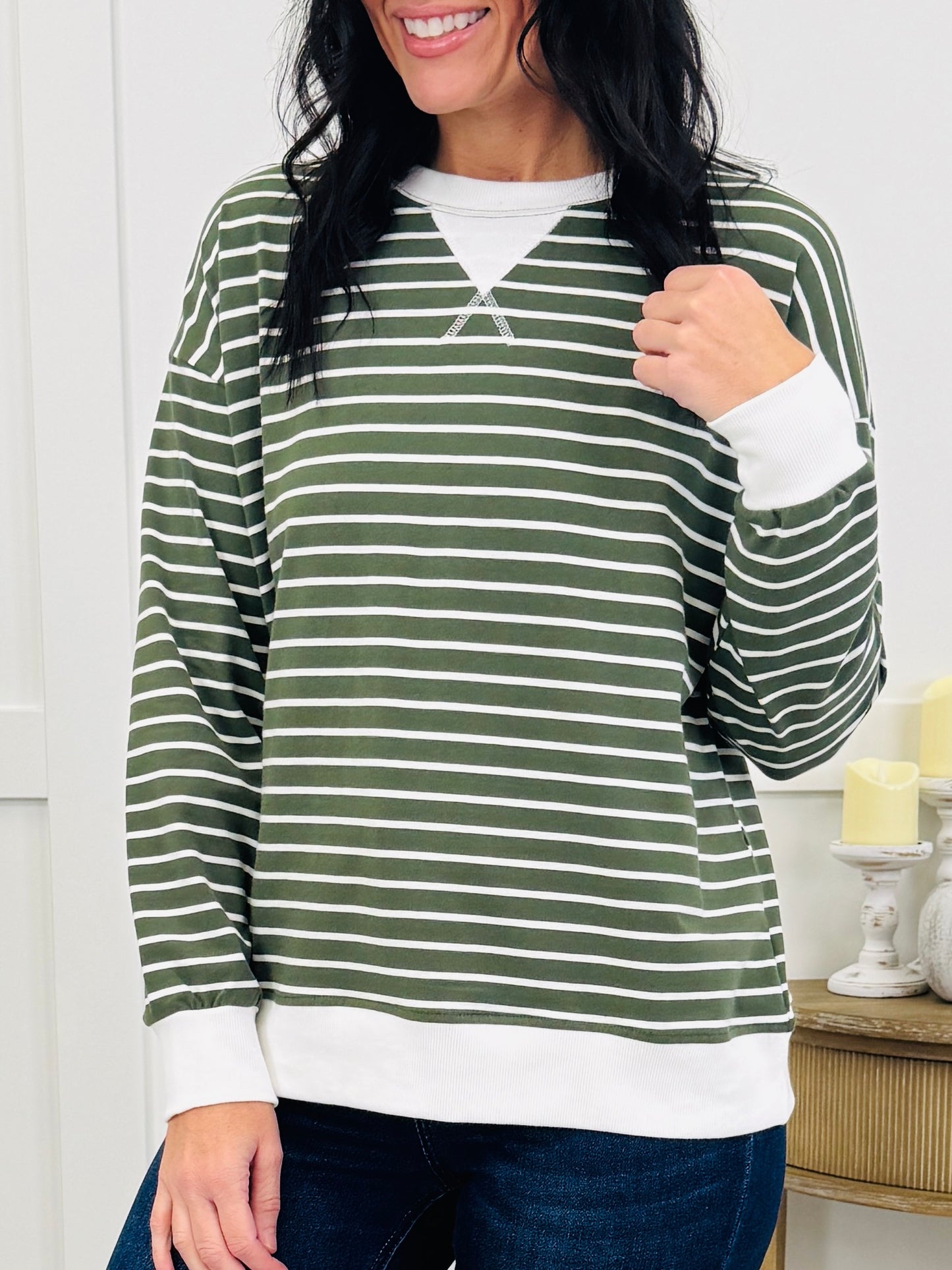 The Classic Stripe Top In Multiple Colors