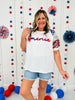 Shimmering Independence Top