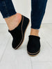 Sliding Into Style Mules In Black Suede