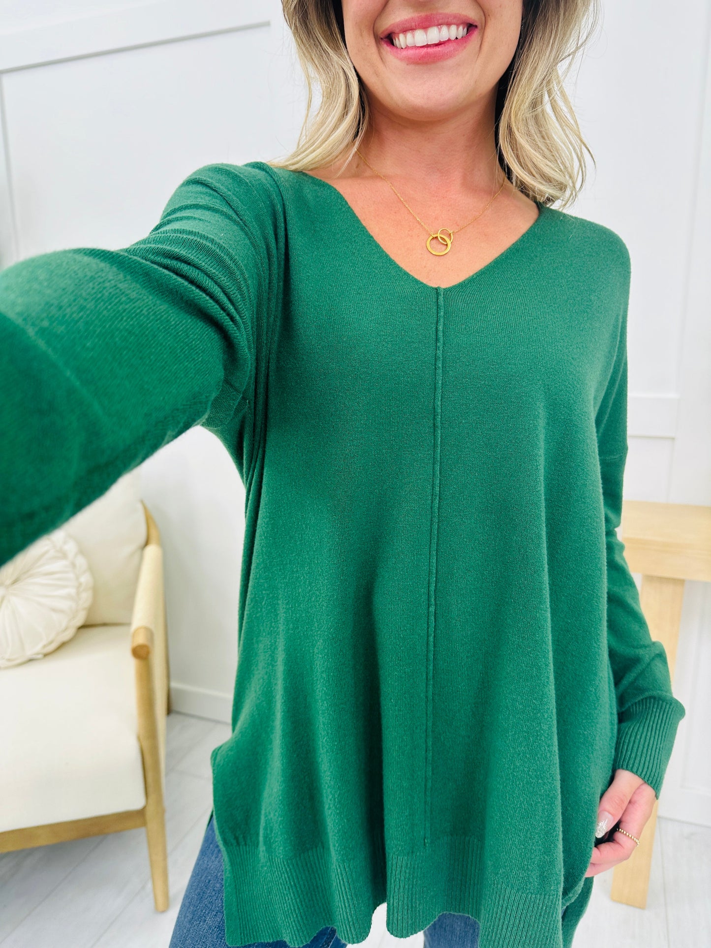 REG/CURVY Hello, Fall Sweater With Doorbuster Pricing- Multiple Colors!