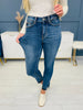 Judy Blue REG/CURVY You Can't Slit With Us Side Slit Skinny Jeans