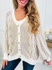 Sweet Comfort Cardigan In Taupe
