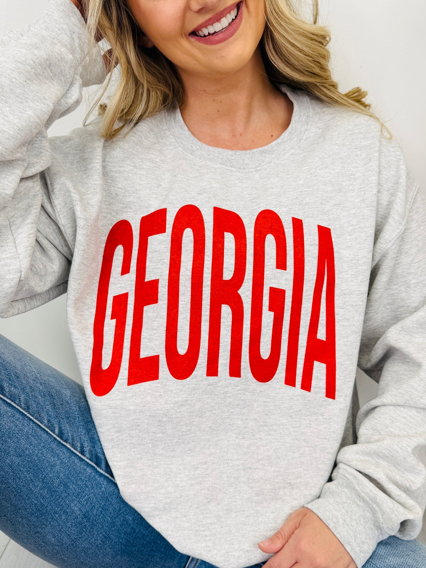 Georgia Reversible GA Graphic Crewneck Sweatshirt