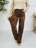 Vintage Bloom Tummy Control Wide Leg Jeans