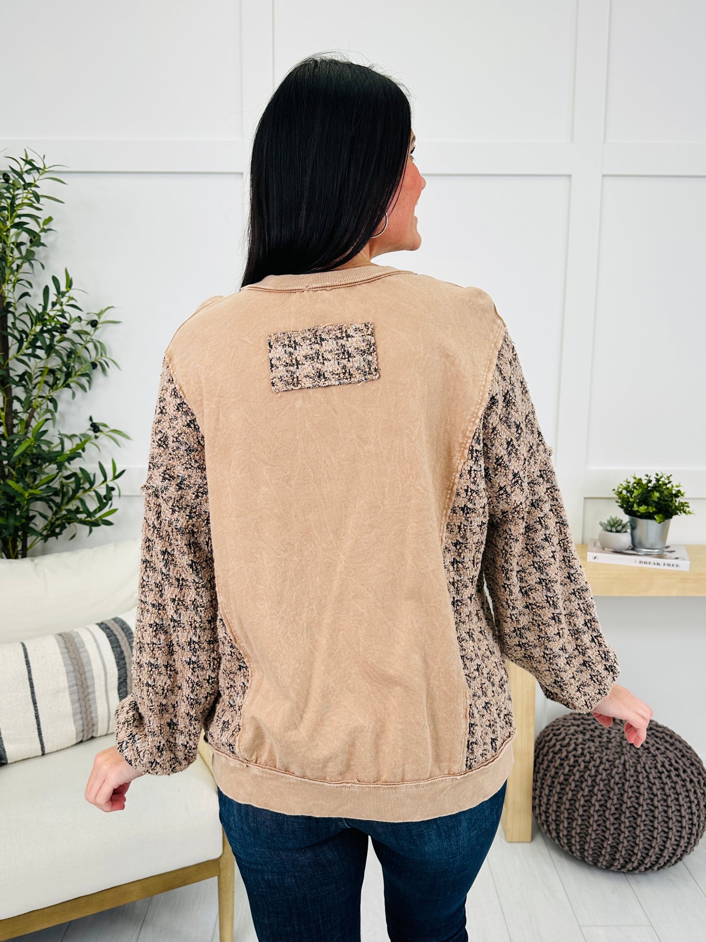 Feels Like Home Top in Latte