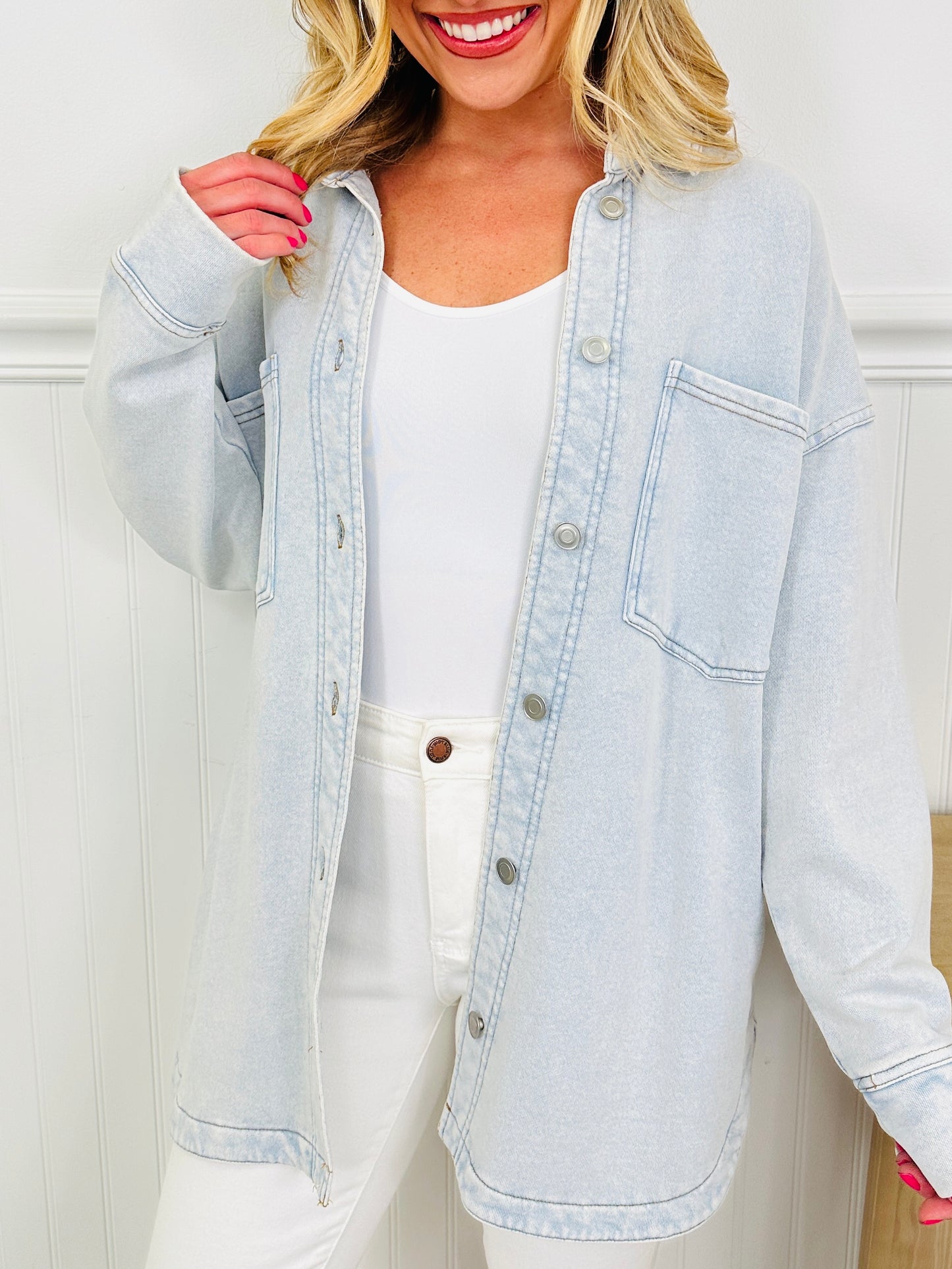 MOCO Exclusive Go Everywhere Jacket in Light Denim