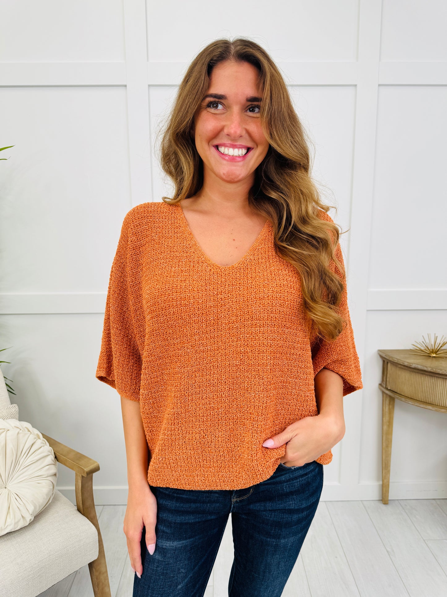 Rustic Charm Sweater In Multiple Colors