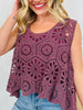 Crochet All Day Top In Multiple Colors