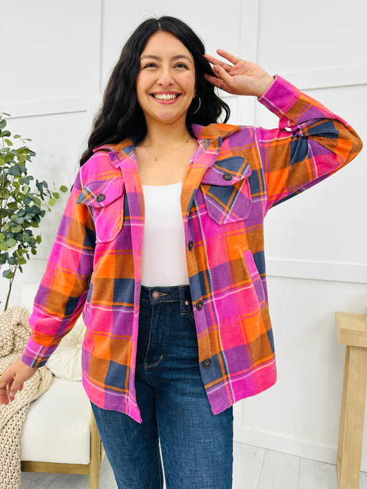 DOORBUSTER! Plaid Wanderer Shacket