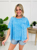 Faded Flirt Top In Multiple Colors