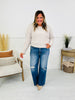 By Your Side Wide Leg Tummy Control Jeans
