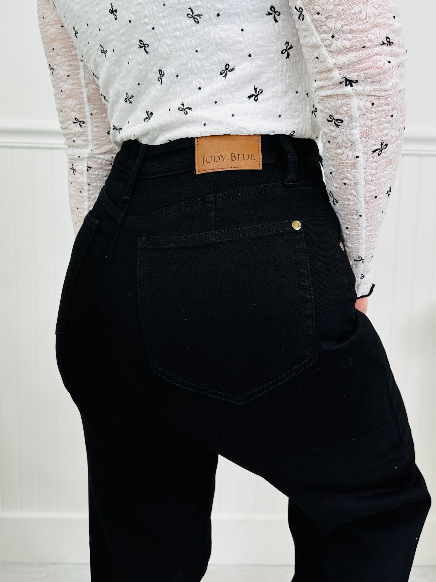 Judy Blue Major Mood Retro Wide Leg Jeans