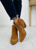 Downtown Days Booties In Tan