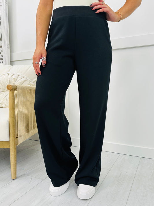 REG/CURVY On The Go Wide Leg Bottoms- Multiple Colors!