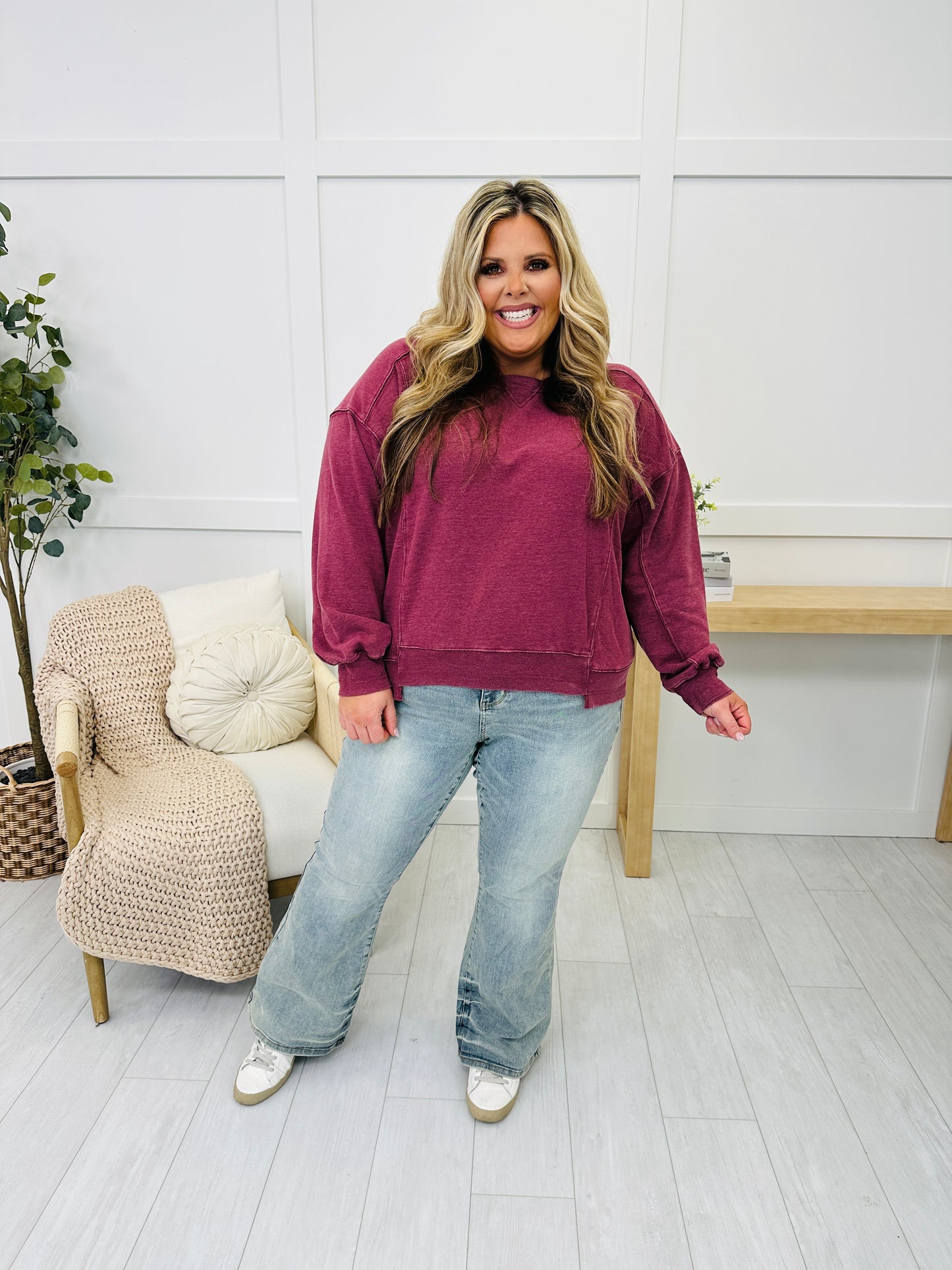 REG/CURVY Flex Fit Sweatshirt- Multiple Colors!