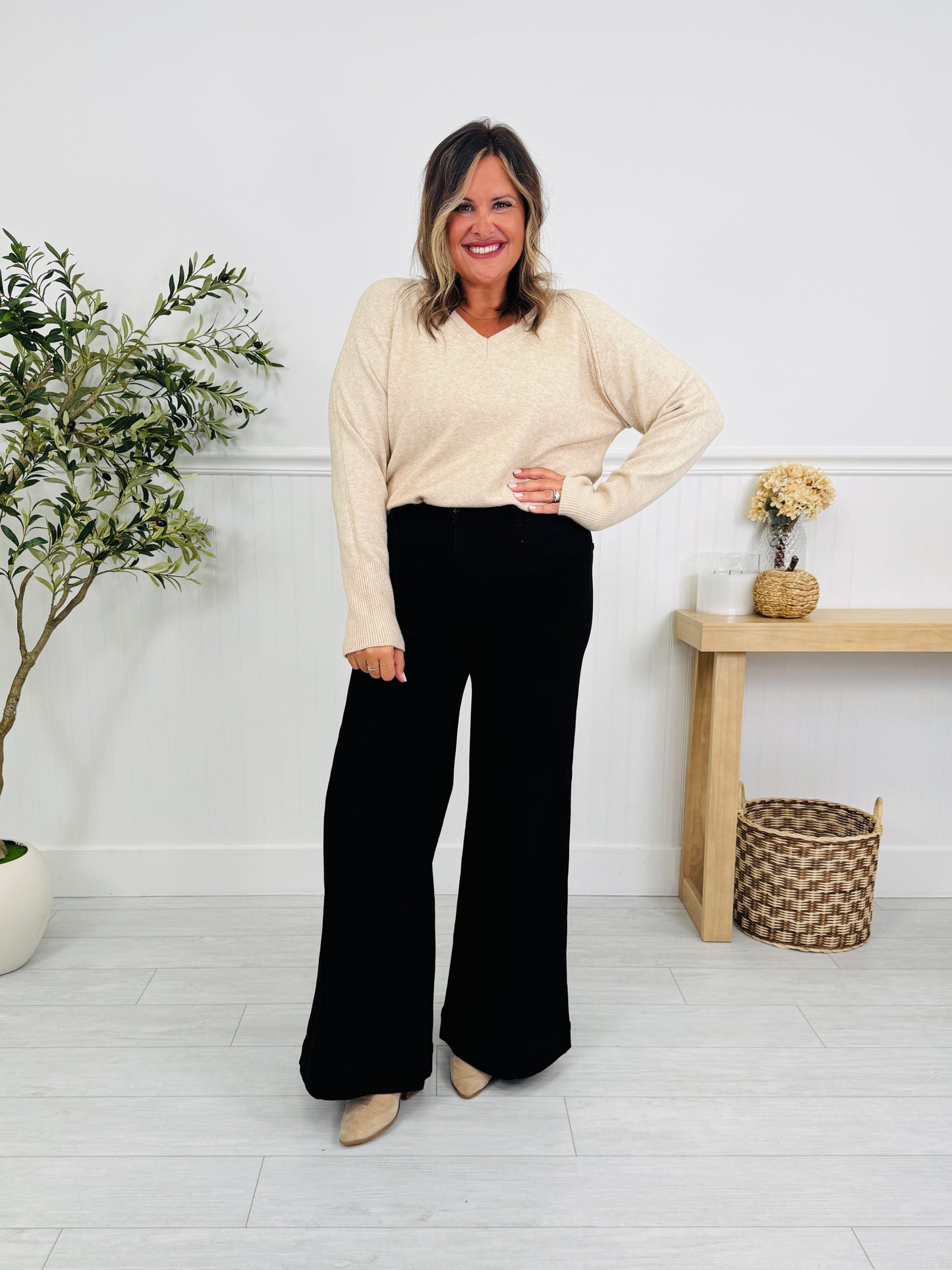 Judy Blue Black List Palazzo Jeans