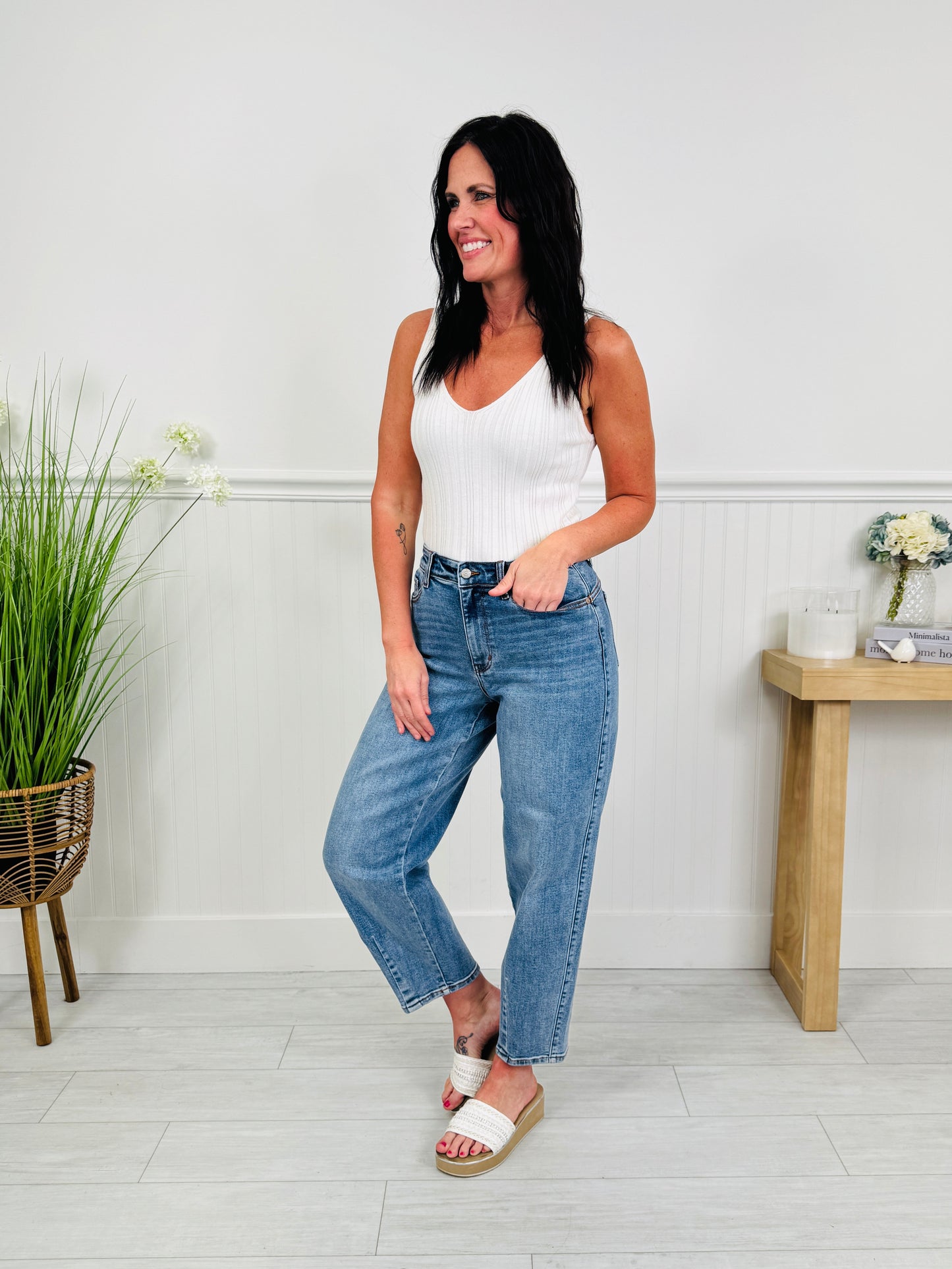 Judy Blue Breezy Barrel Jeans
