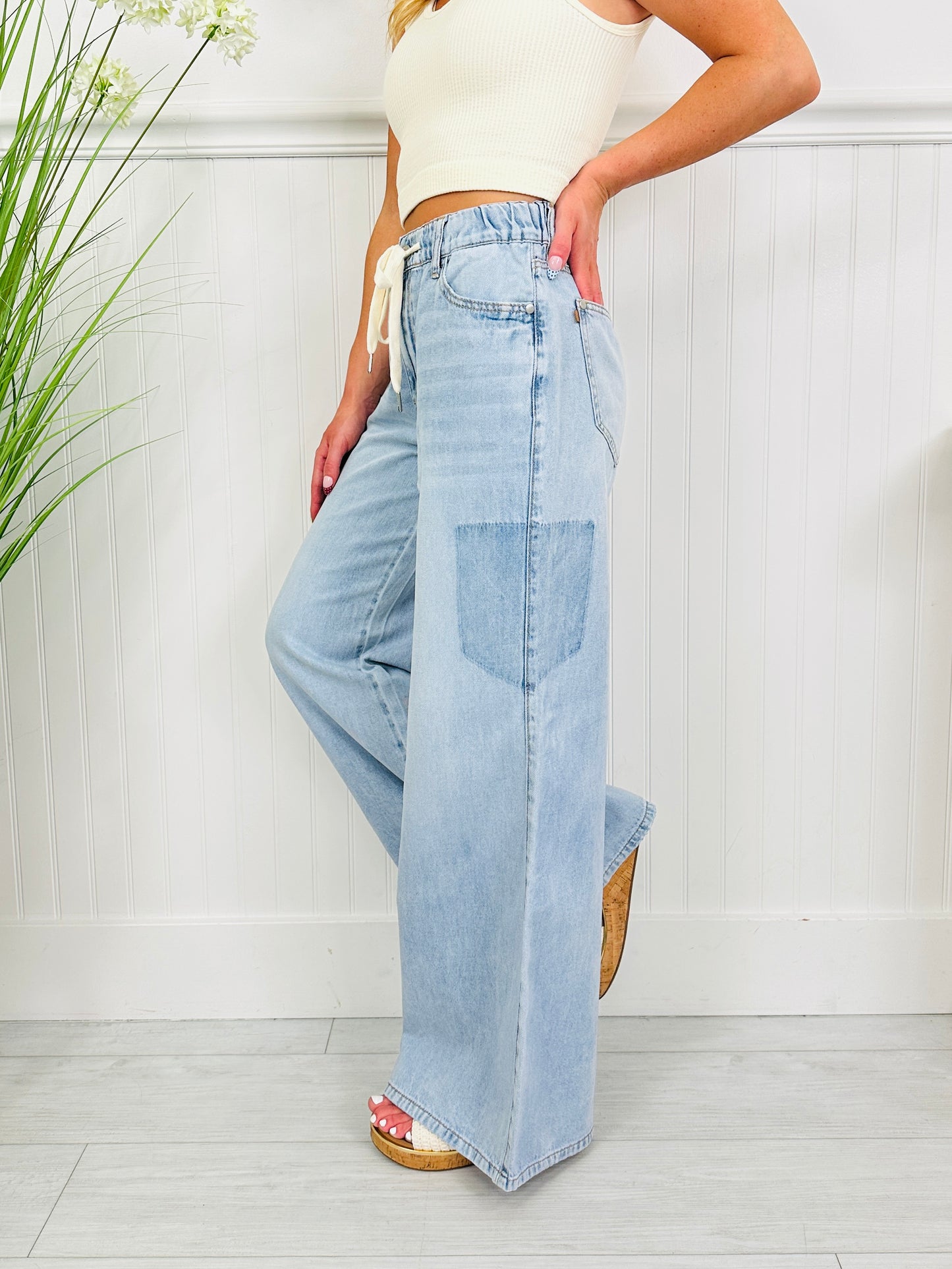 Judy Blue Feeling Fresh Palazzo Jeans
