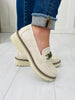 Two Way Street Loafers In Ivory Croco