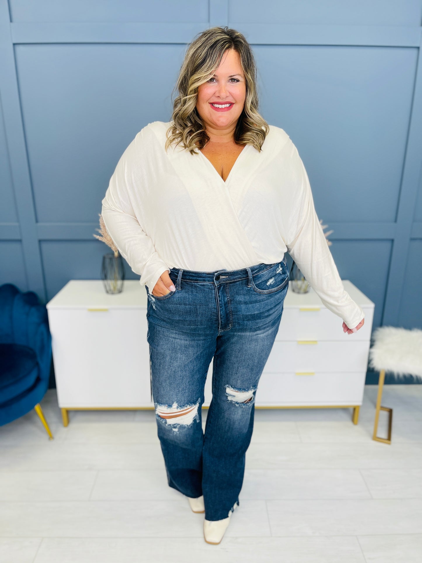 Judy Blue REG/CURVY Tummy Control Millionaire Flare Jeans
