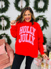 In My Holly Jolly Era Mock Neck Graphic Sweatshirt