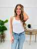 Calm In The Chaos Top In Off White