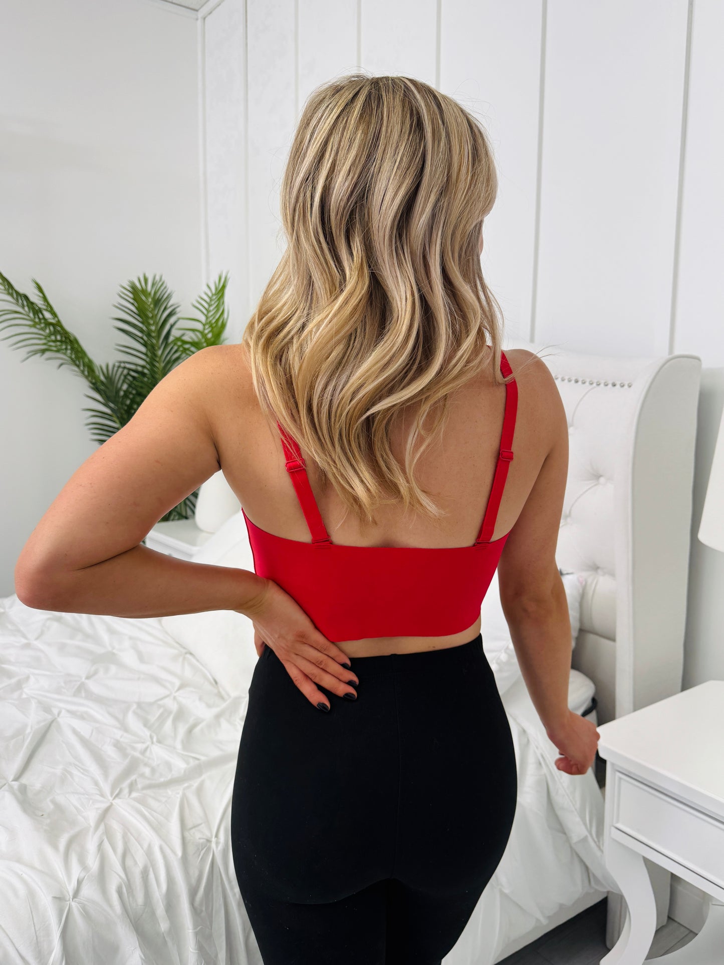 MOCO Signature Seamless Bra In Red