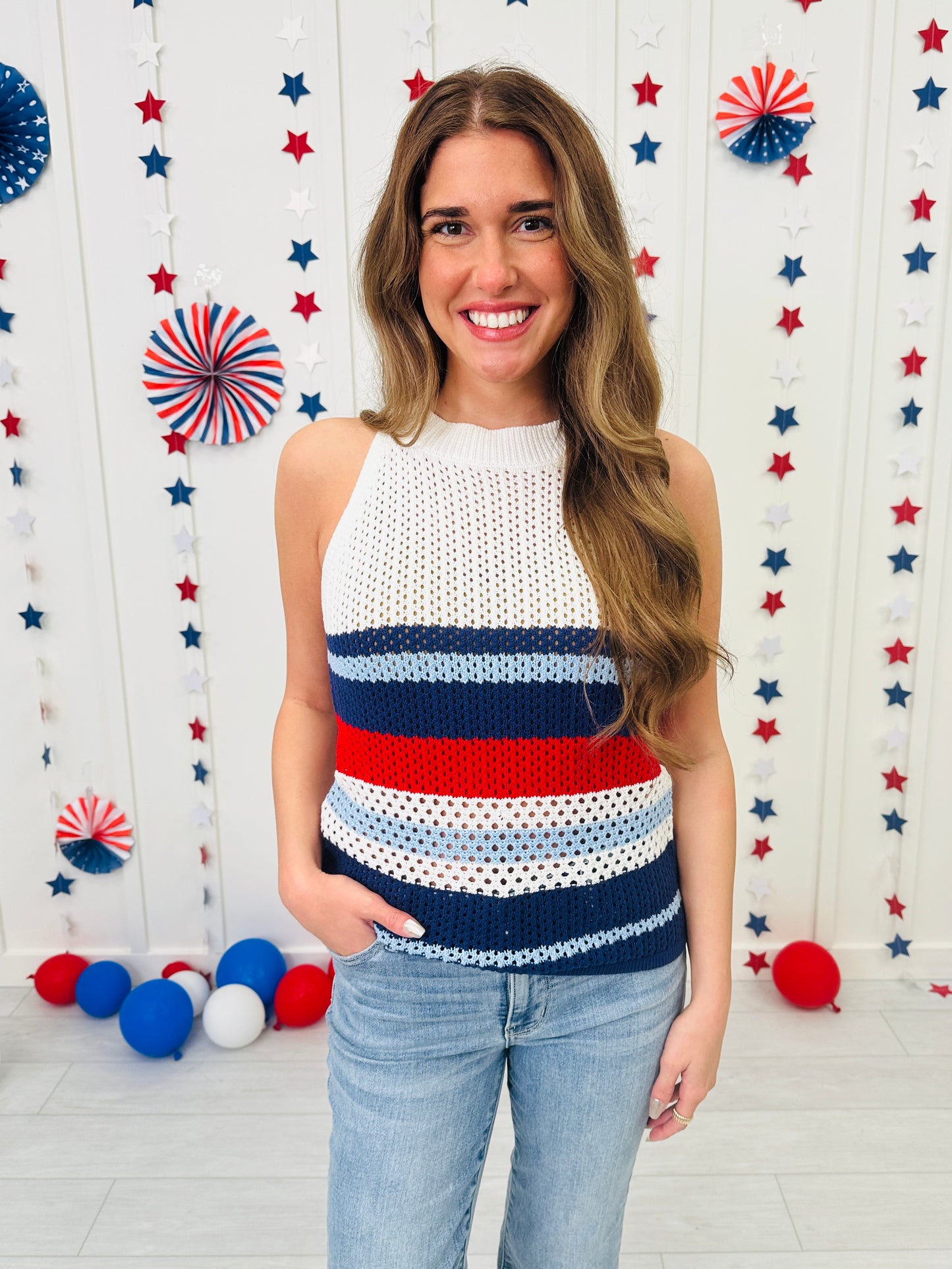 Heartland Stitch Top