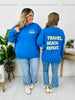 Travel Beach Repeat Graphic Crewneck Sweatshirt