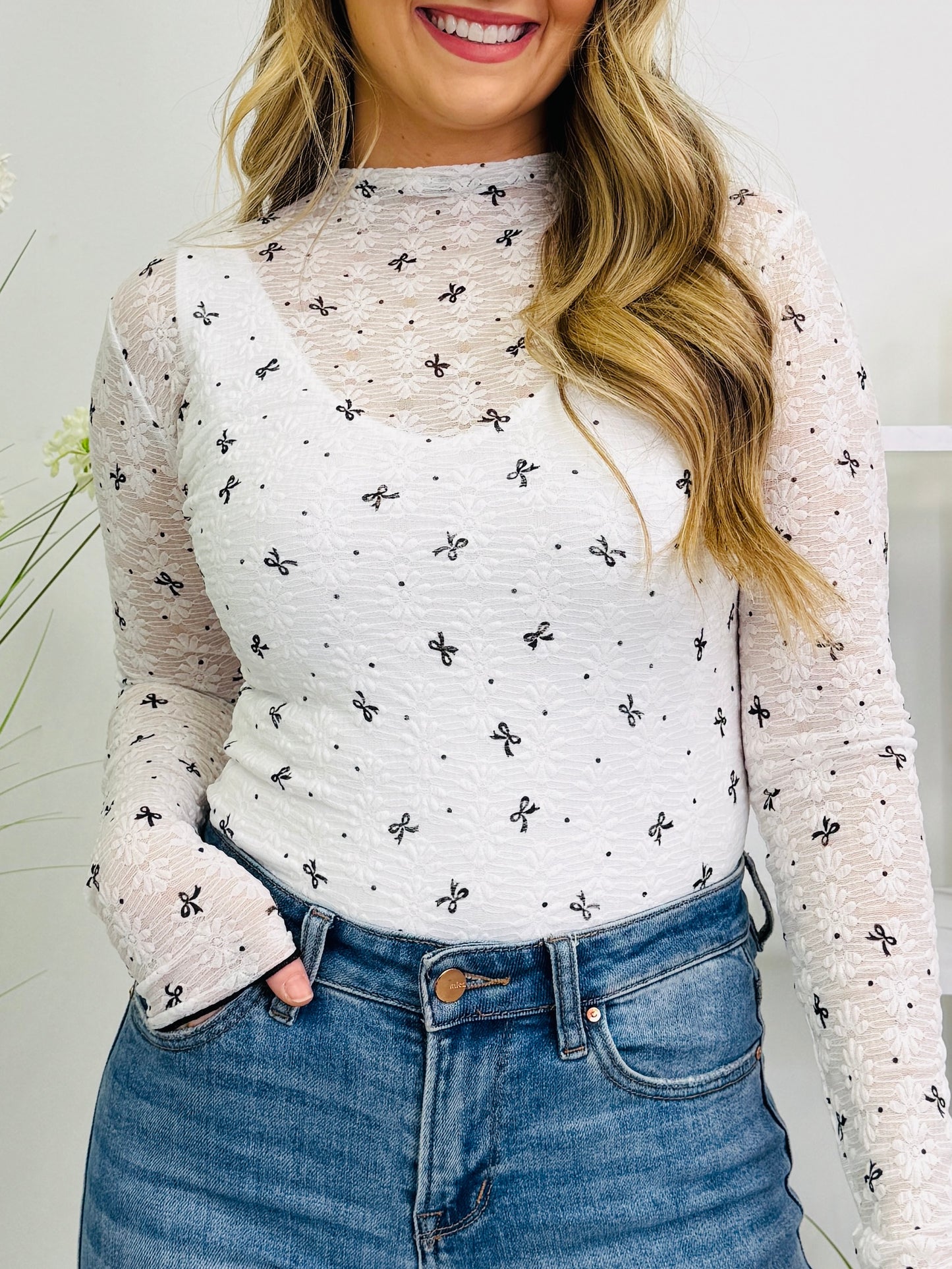 Ribboned And Radiant Top