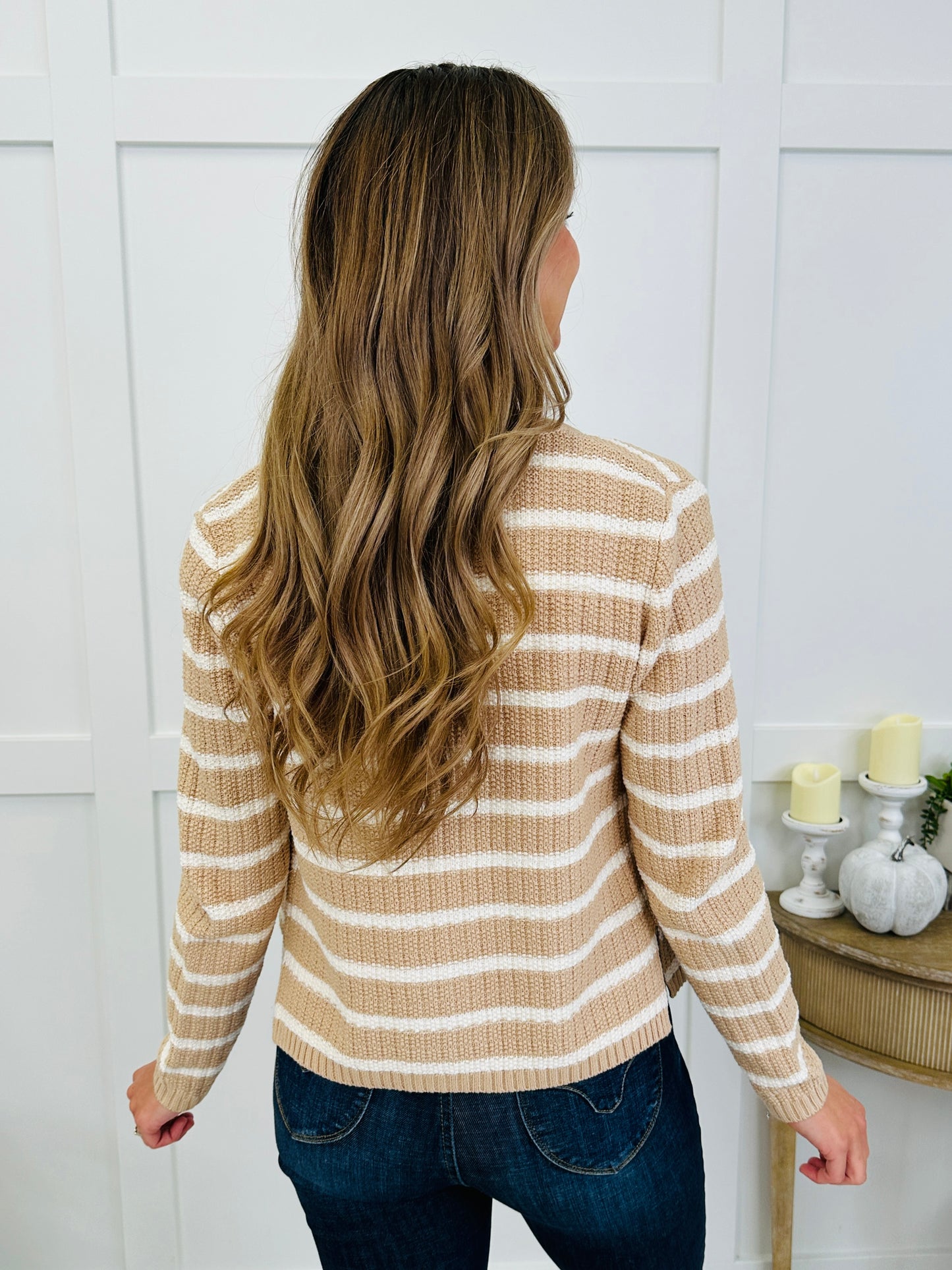 Harbor Breeze Cardigan in Sand