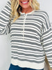 Fine Line Top In Cream